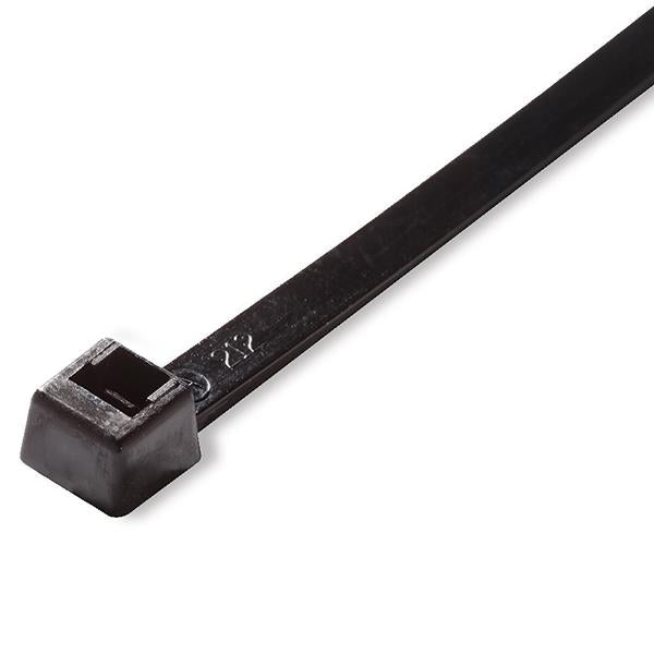 ACT Heavy-Duty Cable Ties, 14", UV Black, 100/Pkg - 141200