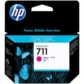 HP 711 Yellow Ink Cartridges, 3/Pack, 29ml (CZ136A)