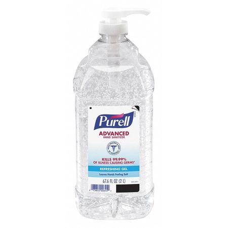 Gojo® Purell® Advanced Instant Hand Sanitizer, 2 L Pump Bottle - 962504