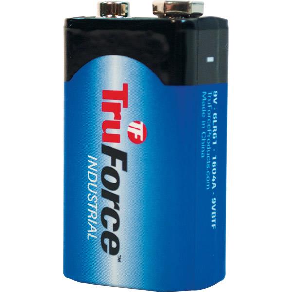 TruForce™ Industrial 9V Alkaline Battery - Each