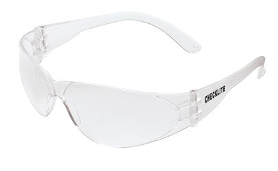 MCR Safety® Checklite® Eyewear, Clear Frame & Lens, Dozen, CL110AF