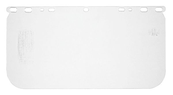 MCR Safety® Universal Polycarbonate Face Shield, 8" x 15 1/2" x 0.04", Clear, 1/Each - 181540
