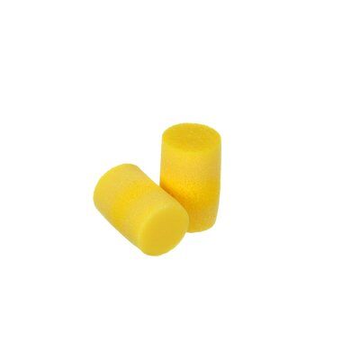 E-A-R Classic Foam Earplugs, PVC, Yellow, Uncorded, Pillow Pack - Box - 310-1001