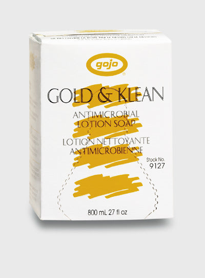 Gold & Klean Antimicrobial Soap 800 ml refills 12 /cs