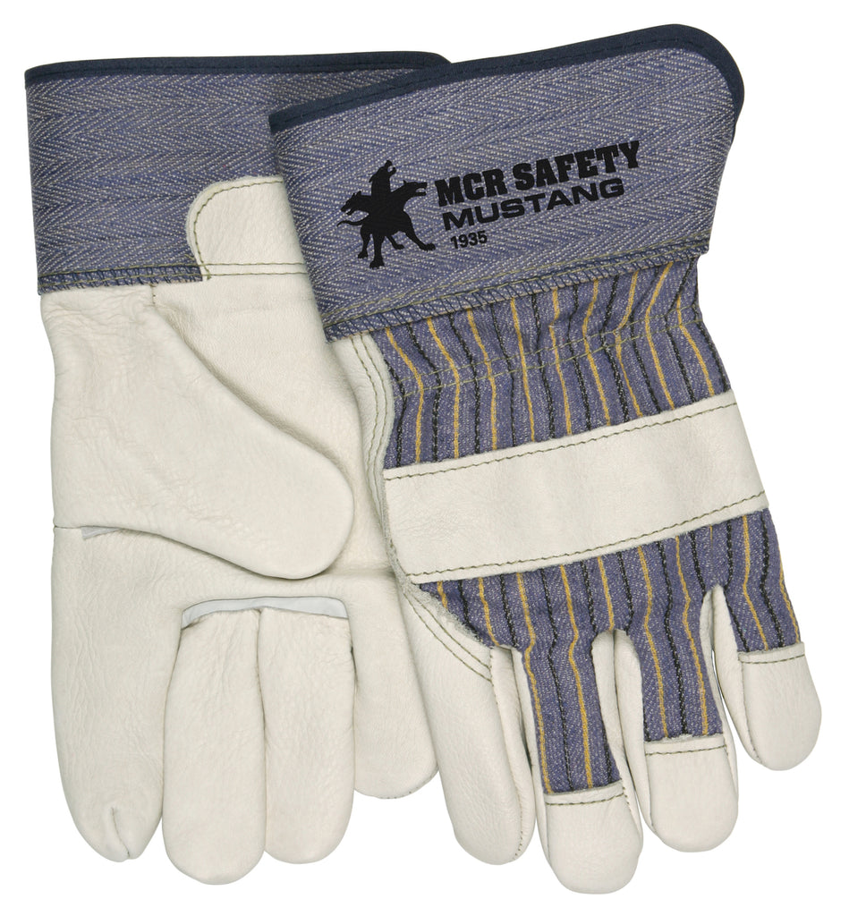 MCR Safety PU Coated Gloves, Large, Gray 9666L