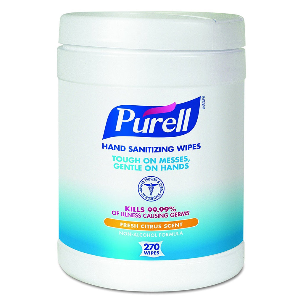 PURELL® Hand Sanitizing Wipes - 270 Count Eco-Fit Canister - 913306