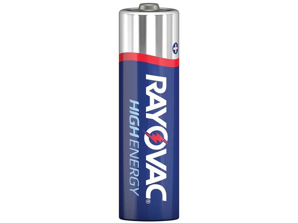Rayovac High Energy 824 AAA 1.5V Alkaline Button Top Batteries - Made in USA - Case of 500