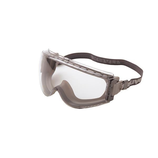 Honeywell Uvex® Stealth Goggles, Gray Body, Clear Uvextreme® Lens, & Neoprene Headband, 1/Each - S3960C